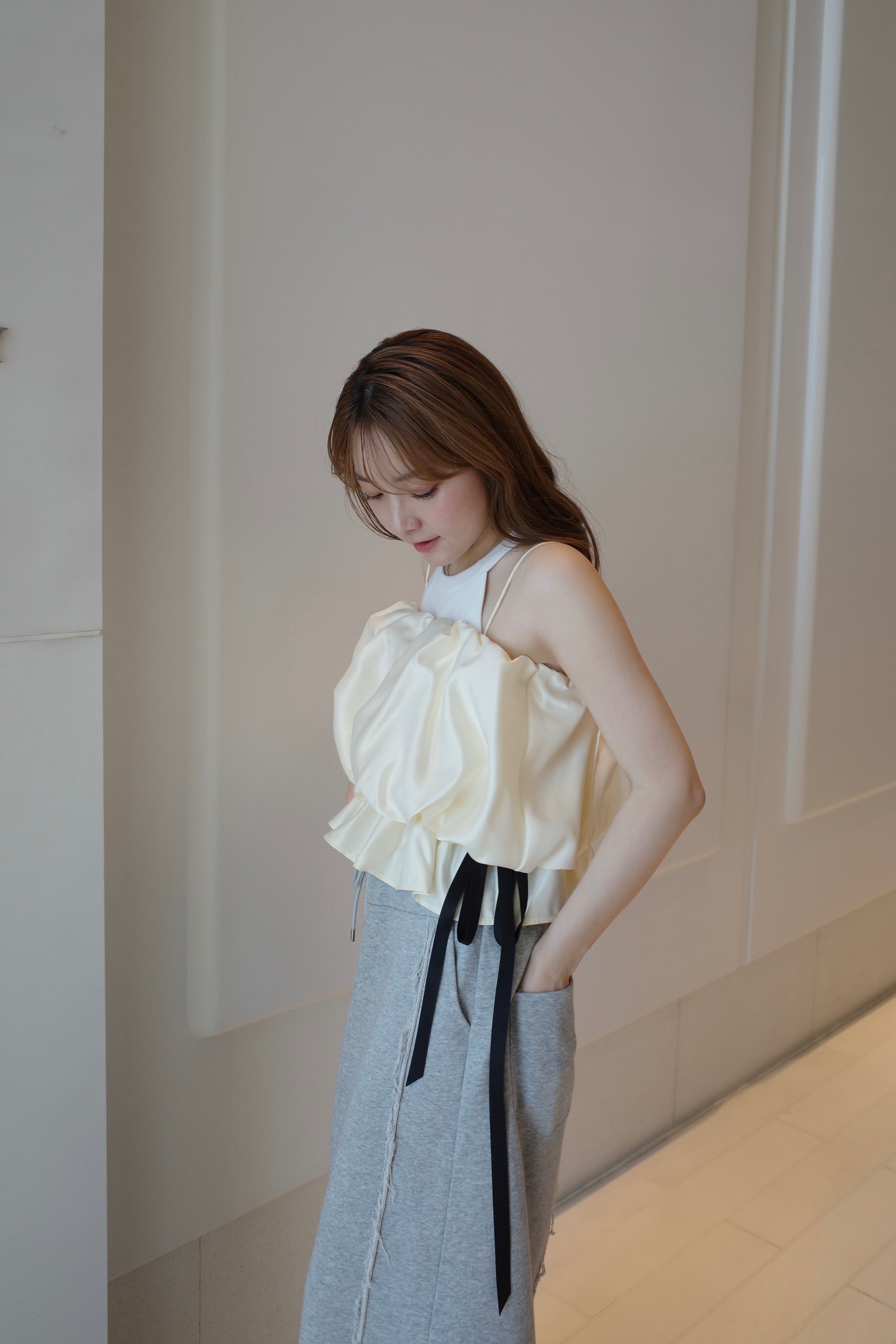 〈 RESTOCK 〉Satin Lueur Blouse