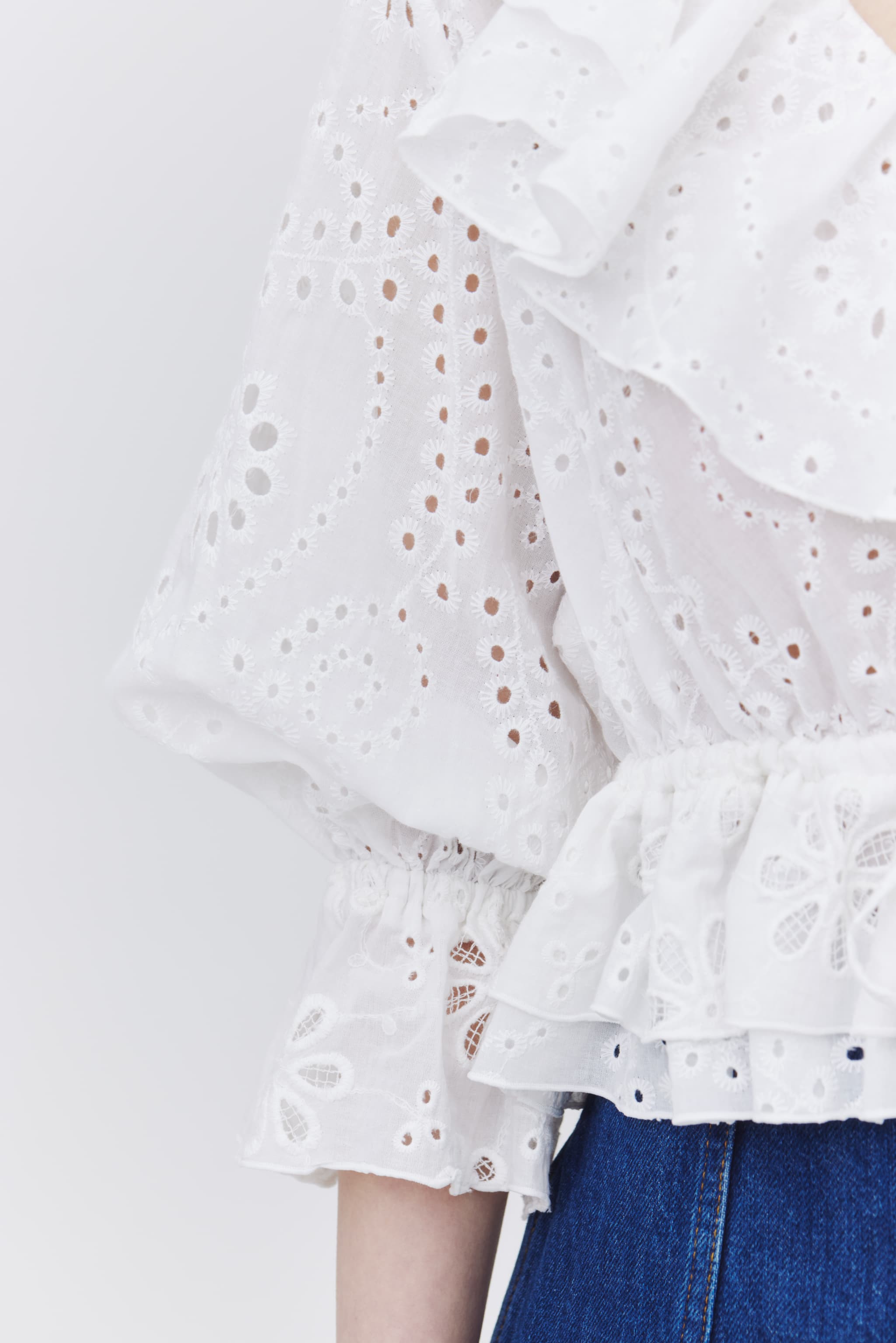 Cotton Lace Blouse