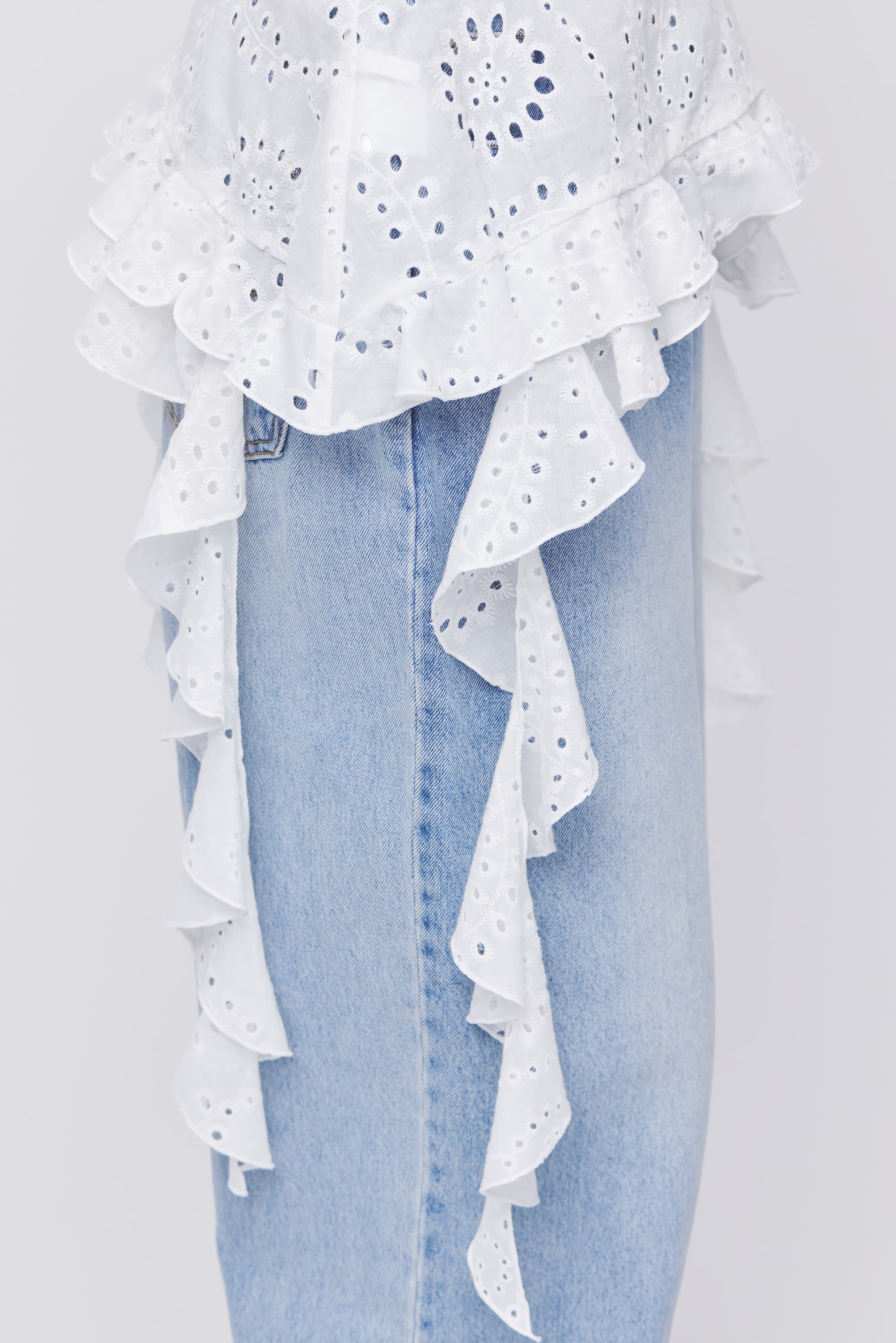 Cotton Lace Pair Skirt