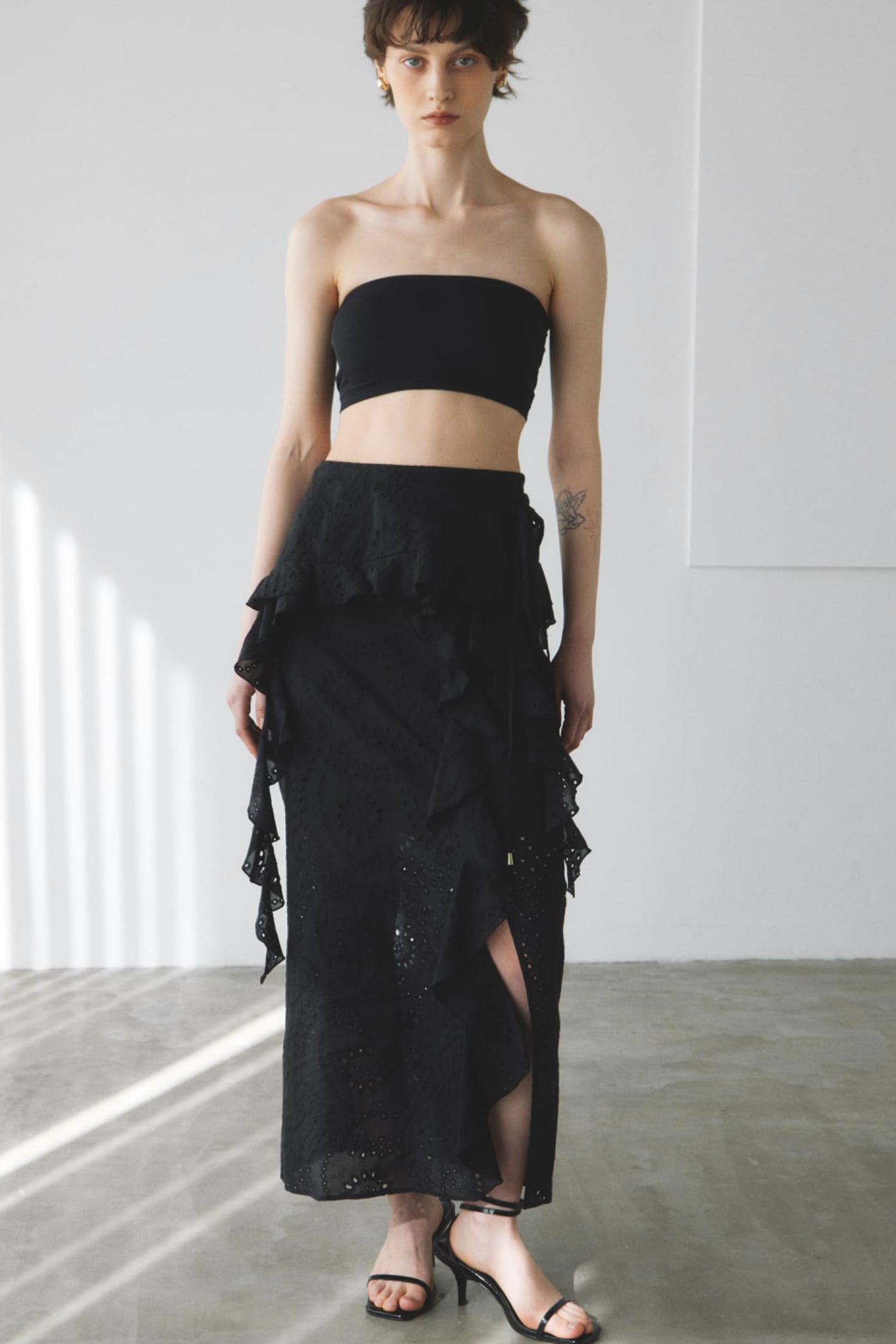 Cotton Lace Pair Skirt
