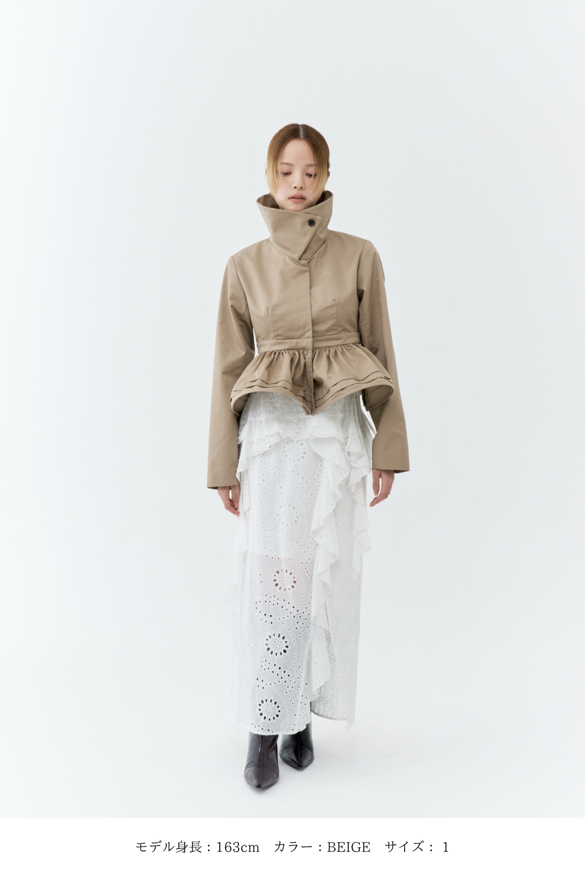 〈 PRE ORDER 〉Floating Peplum Jacket