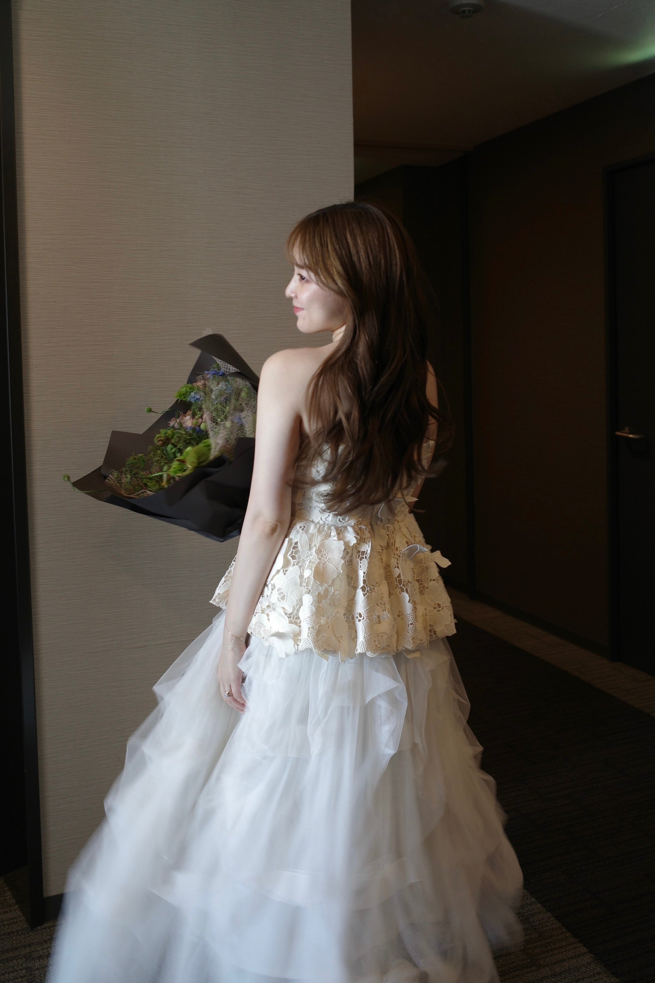 Flower Motif Bustier