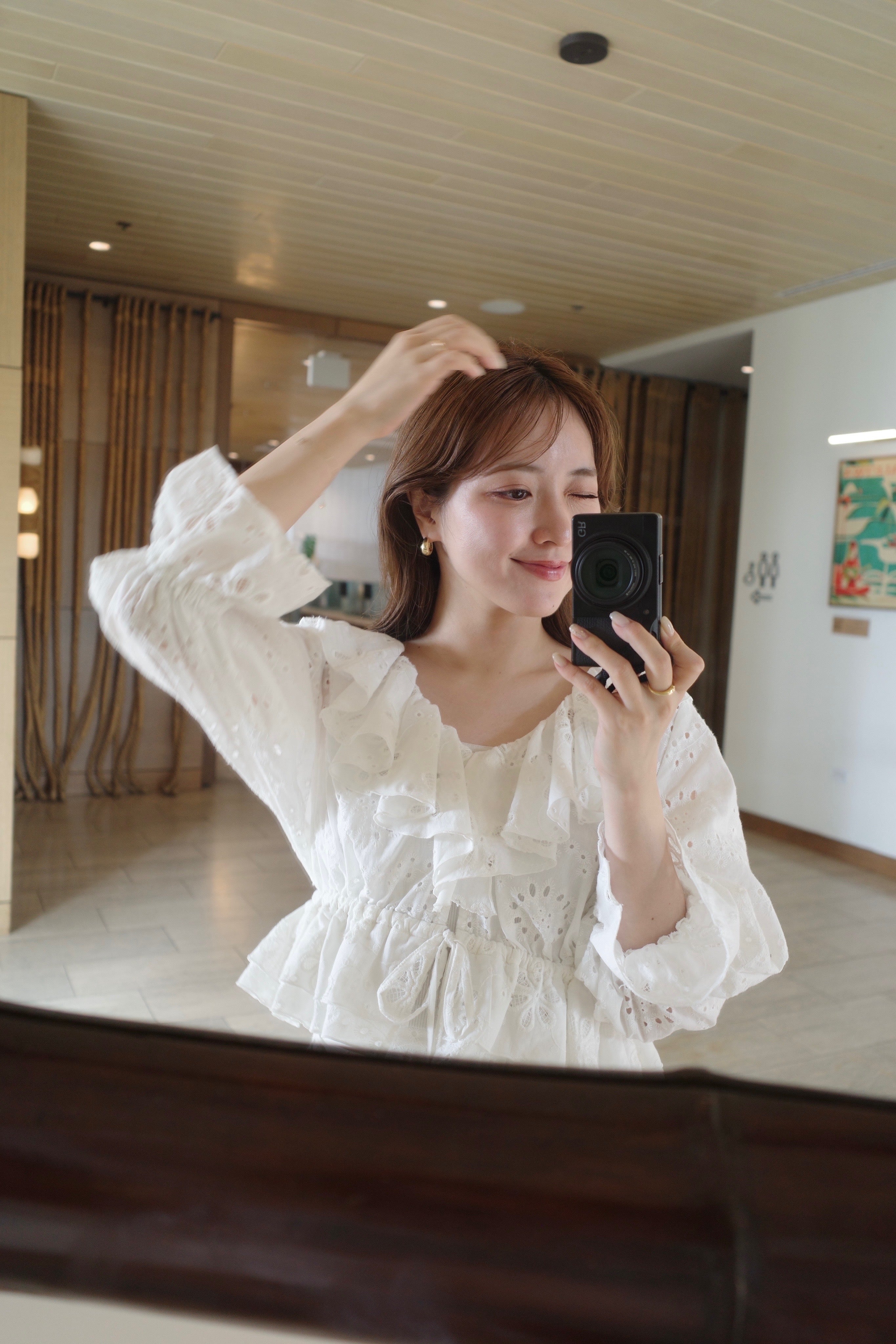 Cotton Lace Blouse