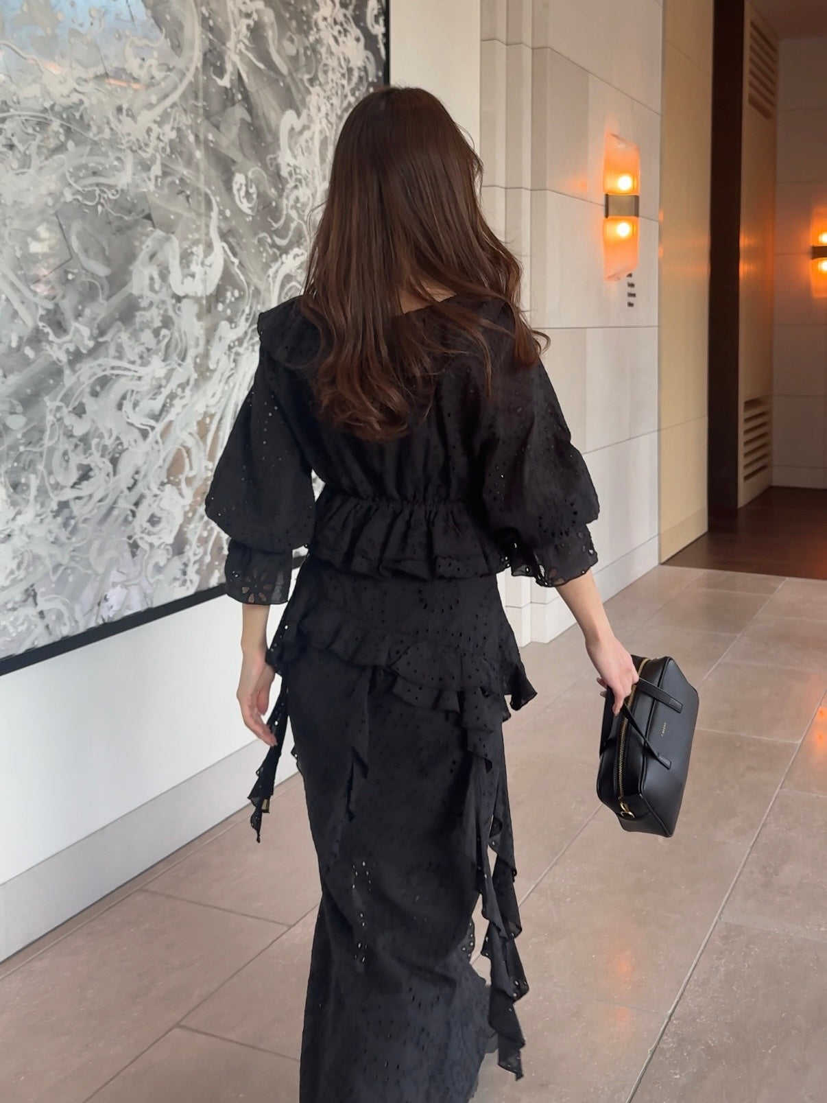 Cotton Lace Pair Skirt