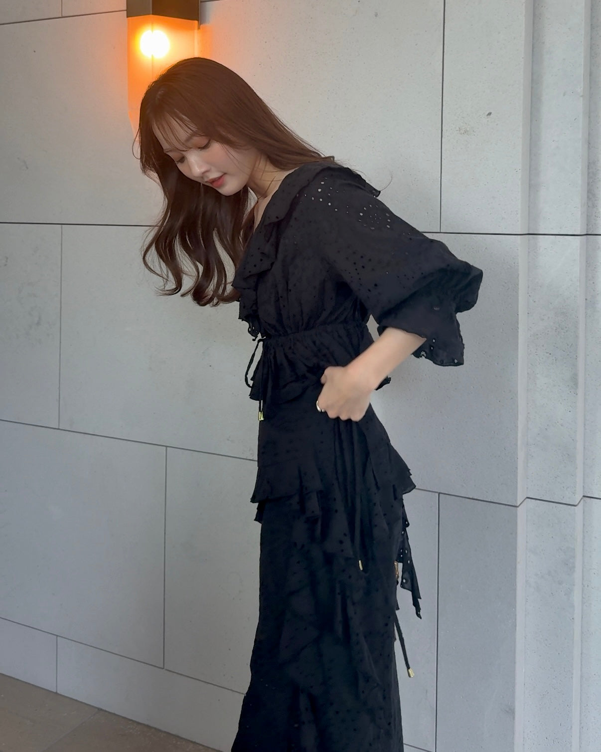 Cotton Lace Pair Skirt