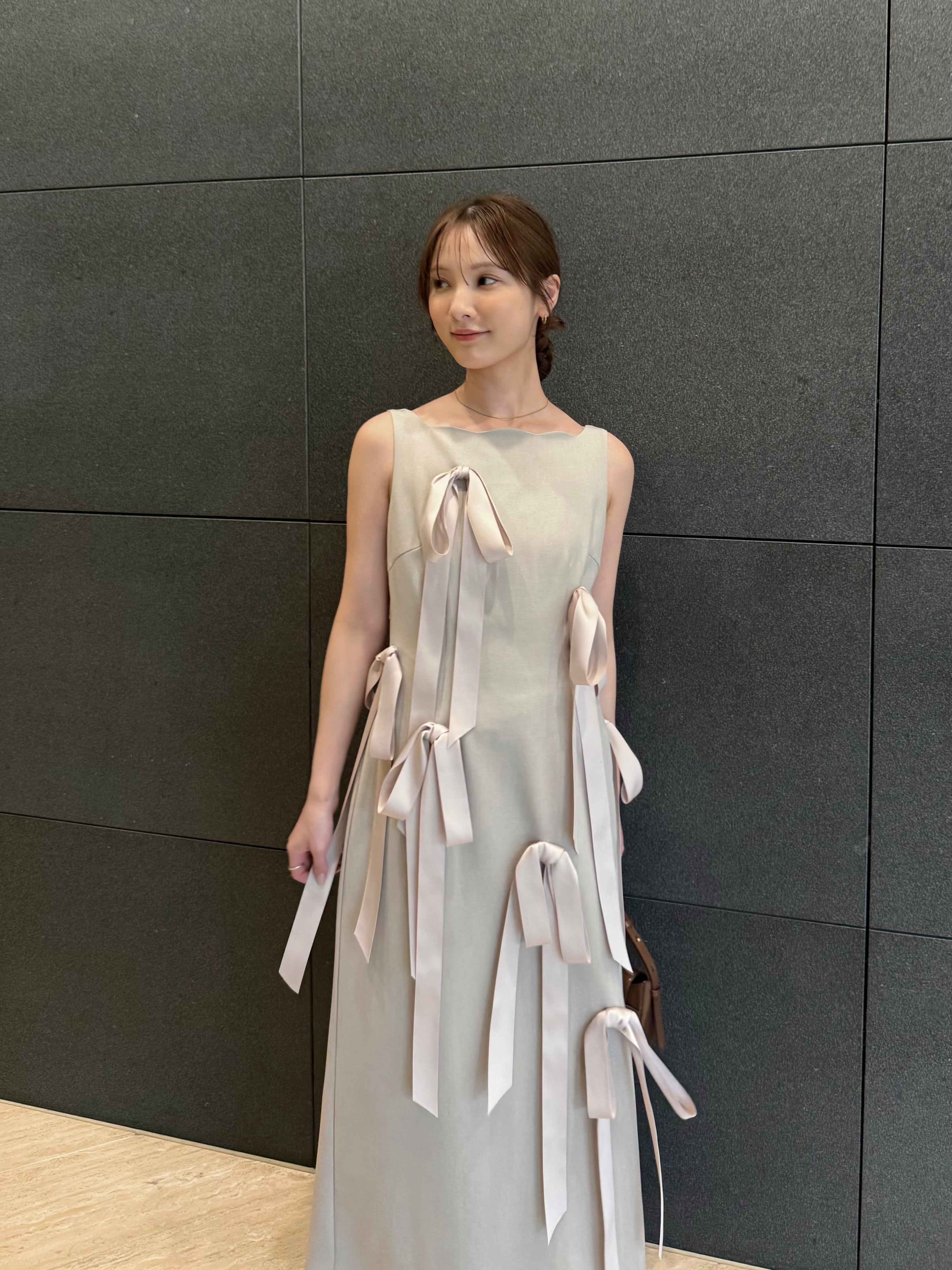 〈 RESTOCK 〉Long Ribbon Dress