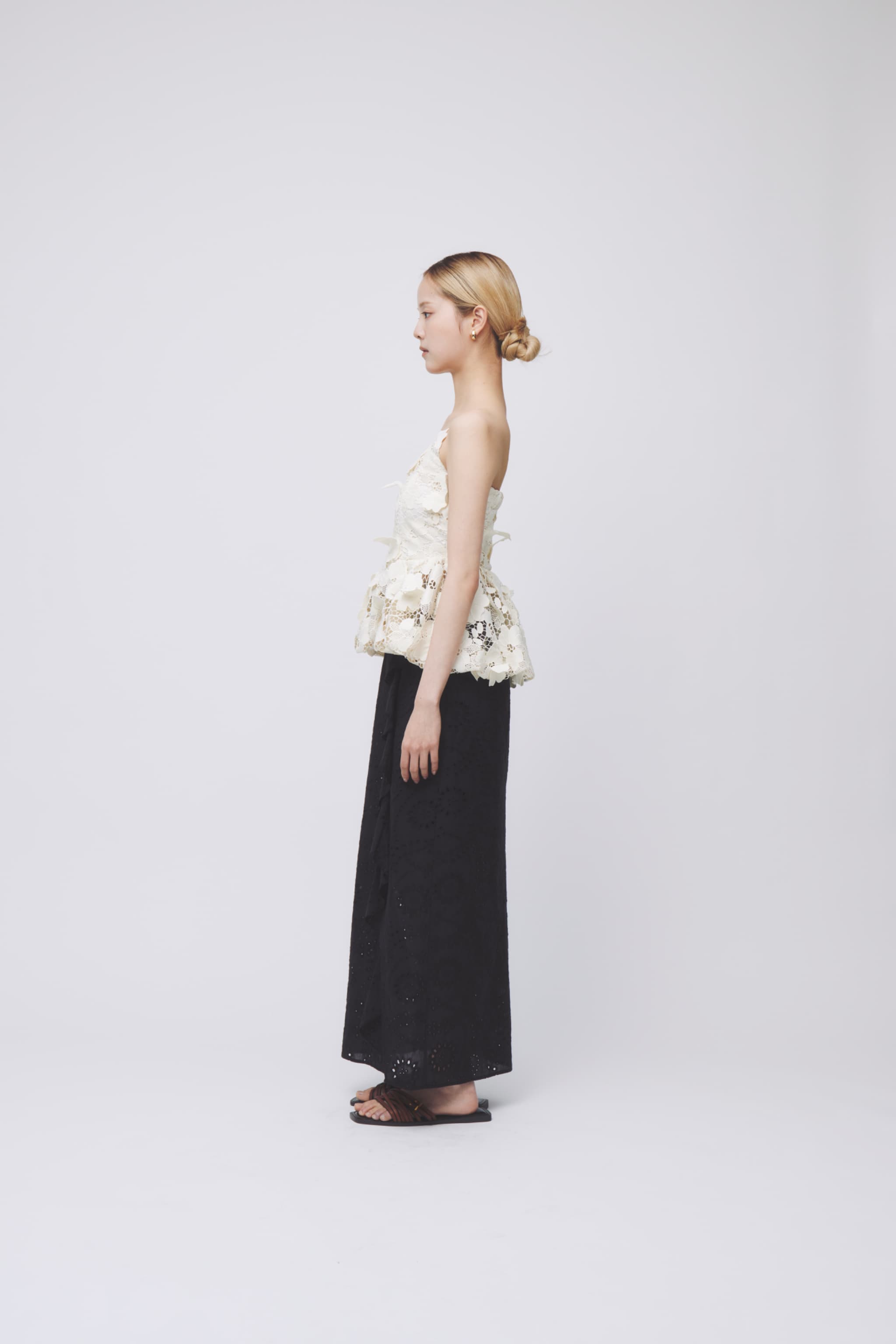 Flower Motif Bustier