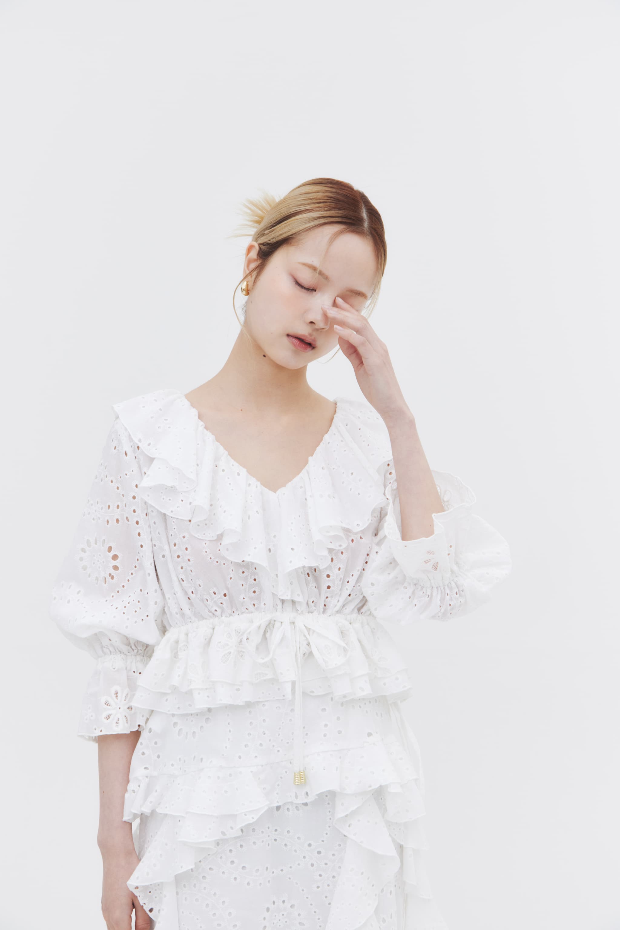 Cotton Lace Blouse
