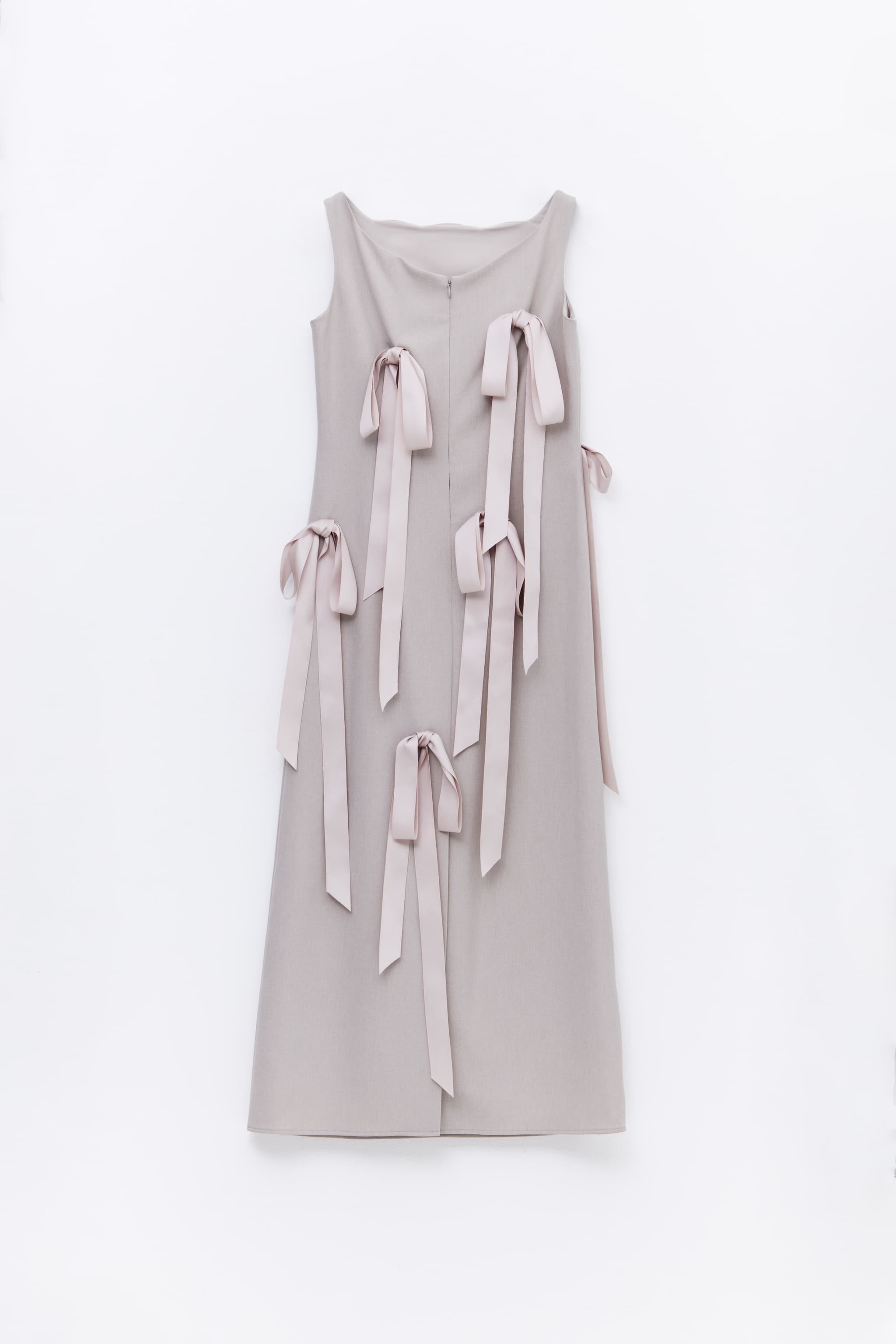 RESTOCK 〉Long Ribbon Dress