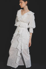 Cotton Lace Pair Skirt