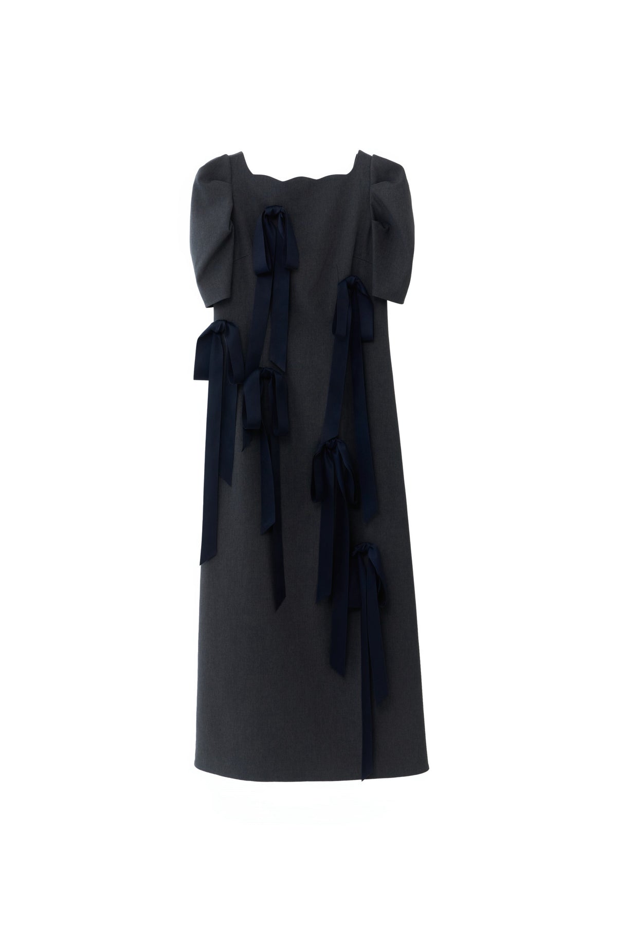 〈 RESTOCK 〉Long Ribbon Midnight Dress