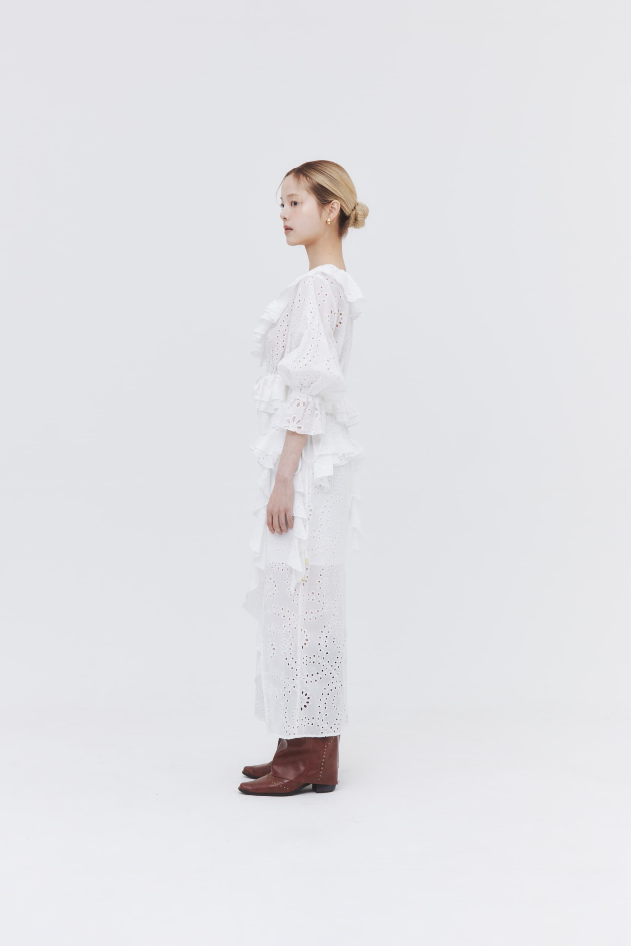 Cotton Lace Pair Skirt