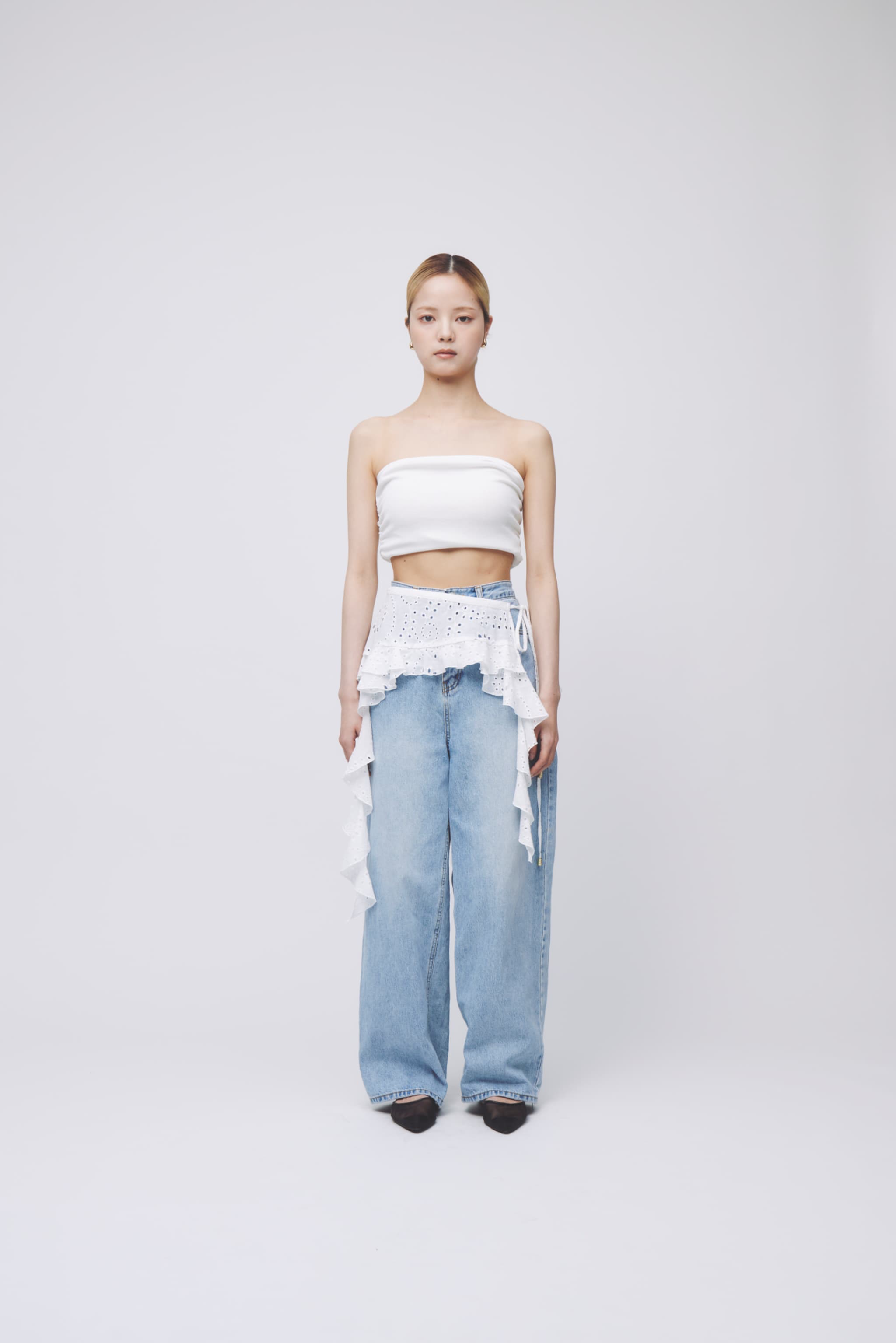 Cotton Lace Pair Skirt