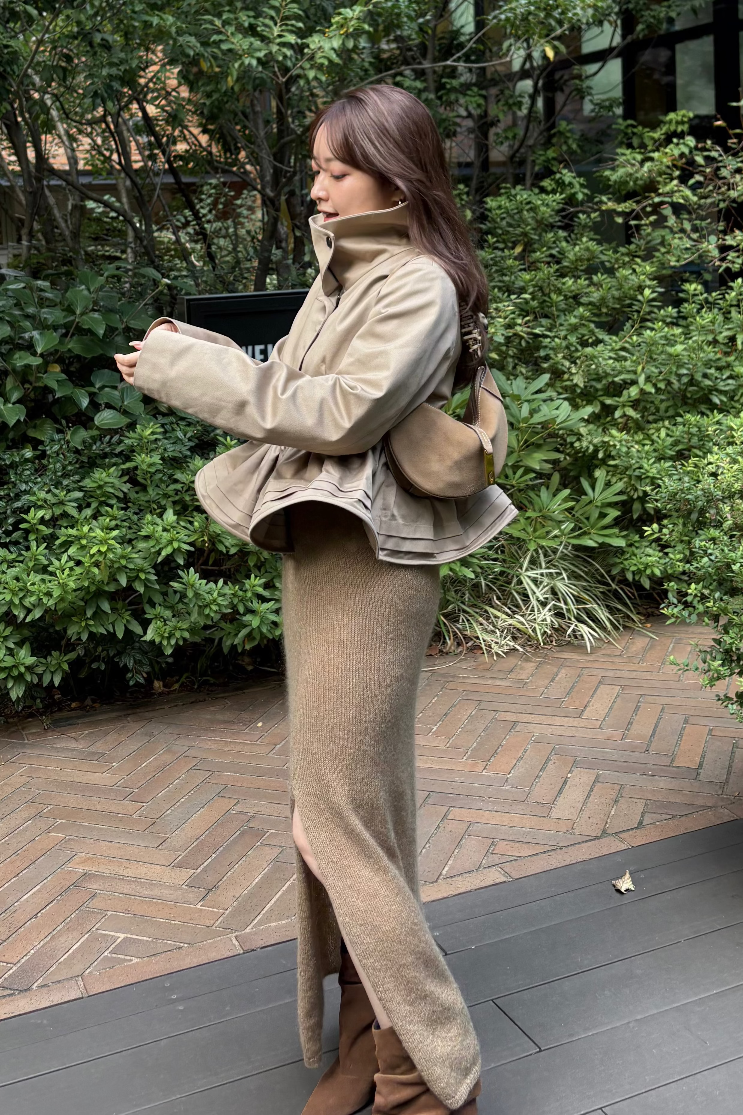 Floating Peplum Jacket