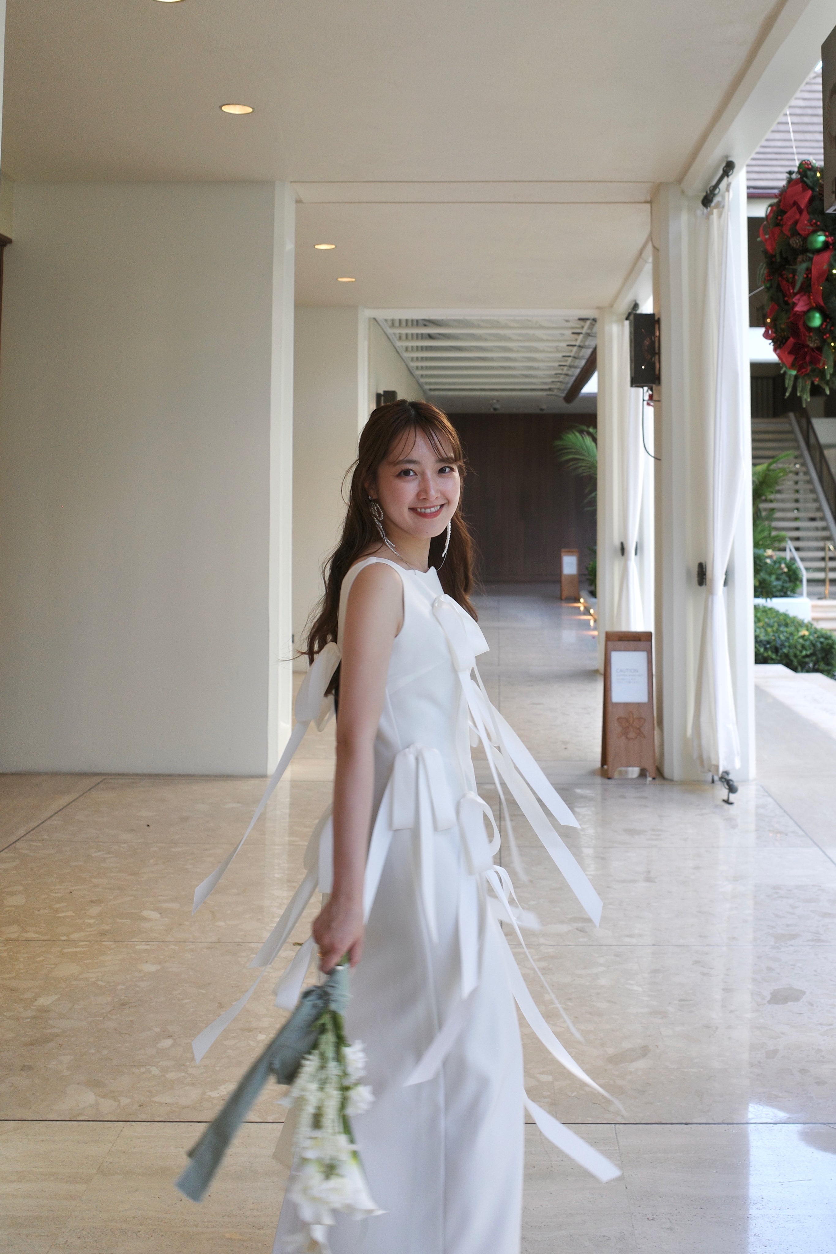 〈 RESTOCK 〉Long Ribbon Dress