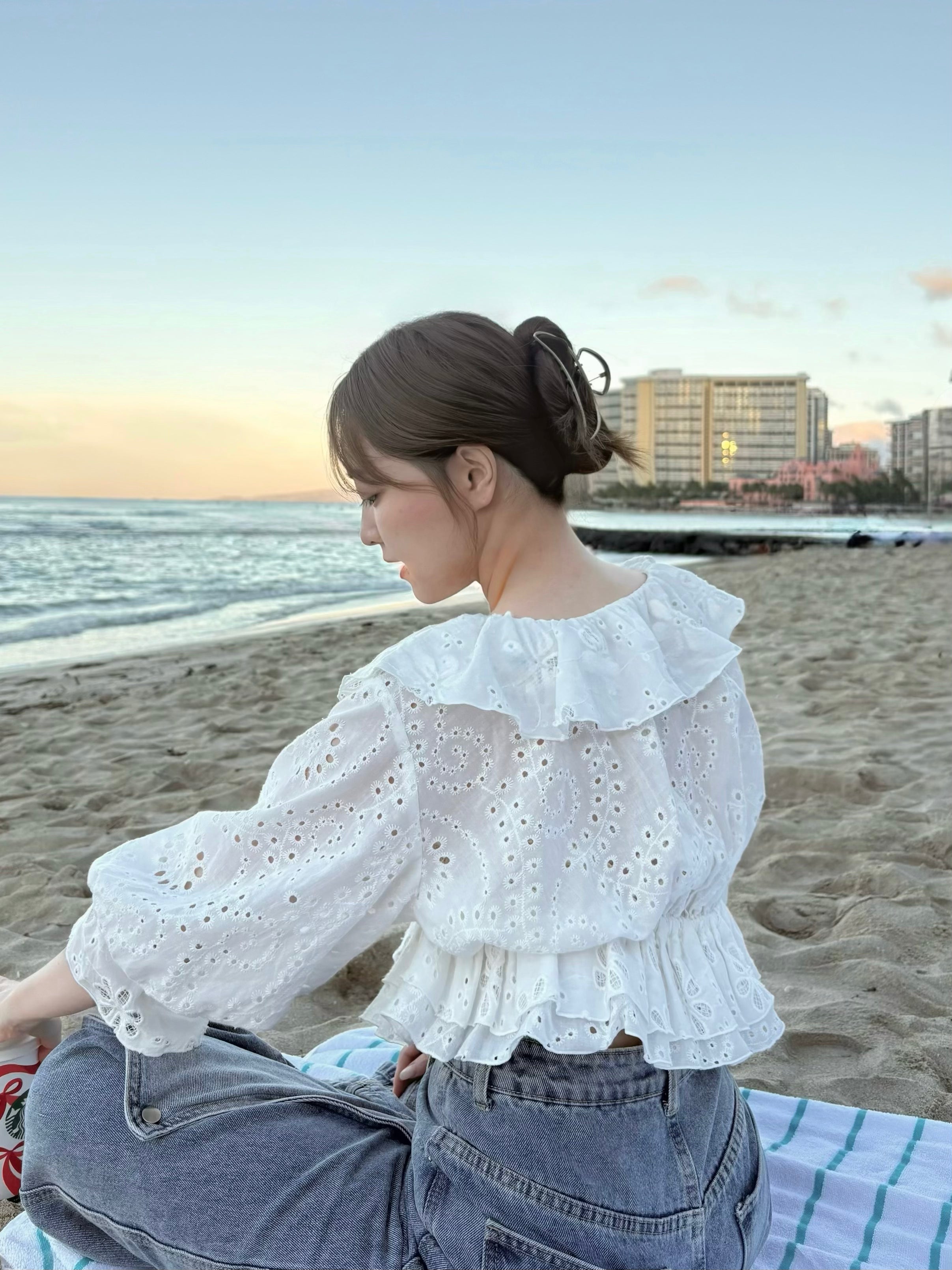 Cotton Lace Blouse