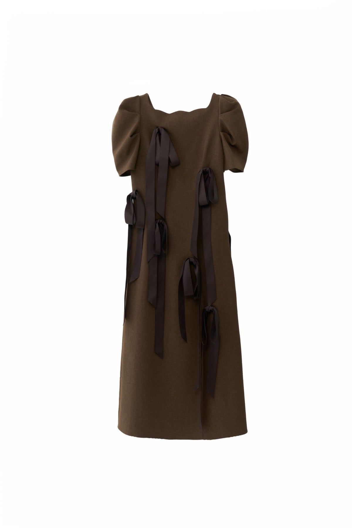 〈 RESTOCK 〉Long Ribbon Midnight Dress