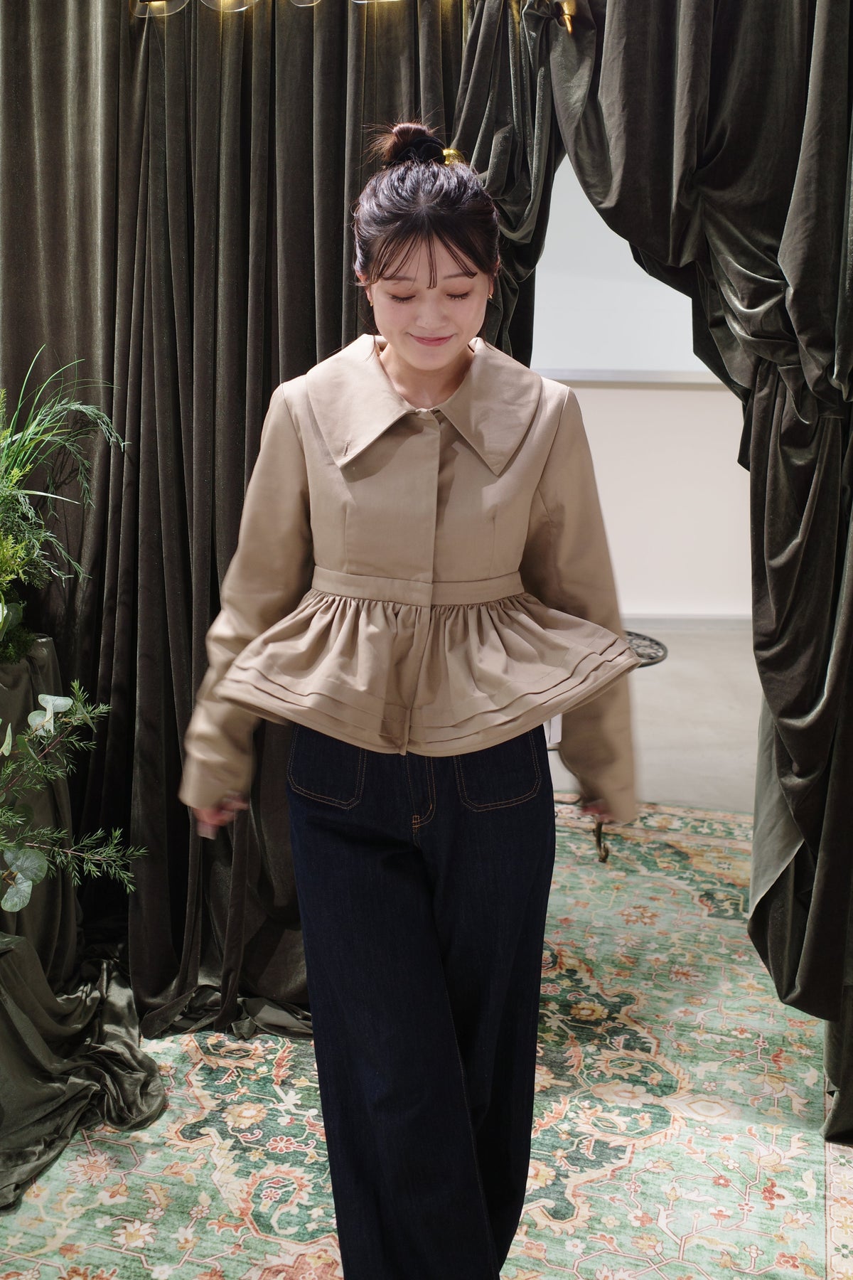 Floating Peplum Jacket